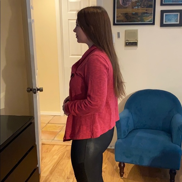 Columbia wrap sweater in red size M - Picture 2 of 11